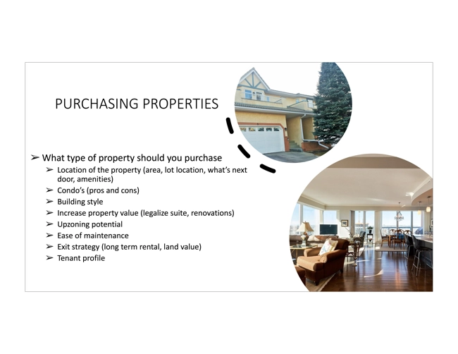 Purchasing Properties - 3